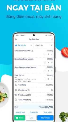 Sapo - Phục vụ screenshot