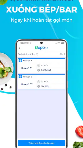 Sapo - Phục vụ screenshot
