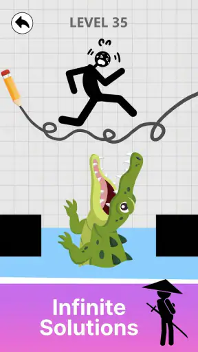 Save Stickman: Brain Draw Line screenshot