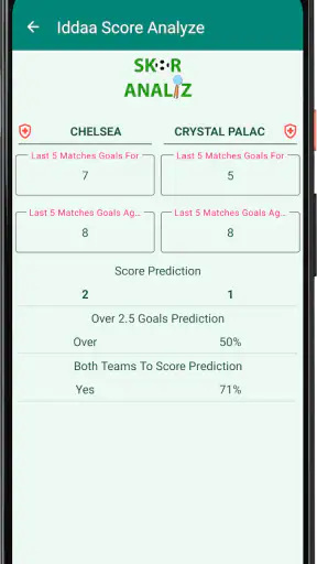 Score Analyze screenshot