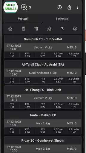 Score Analyze screenshot