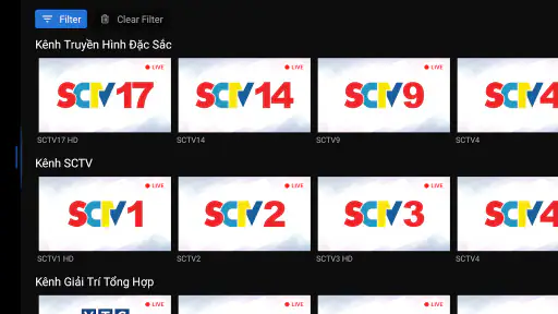SCTVOnline on AndroidTV screenshot