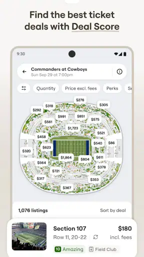SeatGeek – Tickets to Events screenshot