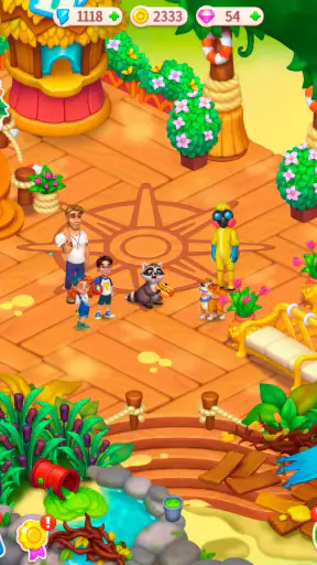 Secrets of Paradise Merge Game screenshot