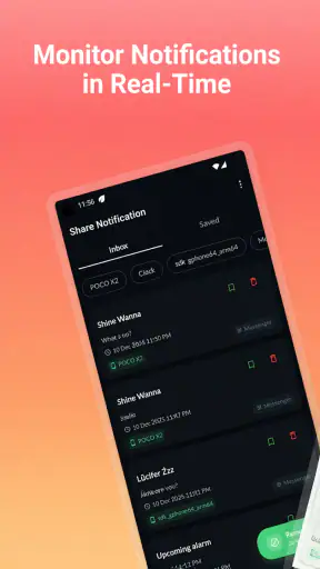 Share Notification screenshot