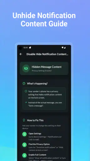 Share Notification screenshot