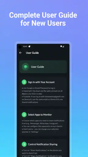 Share Notification screenshot