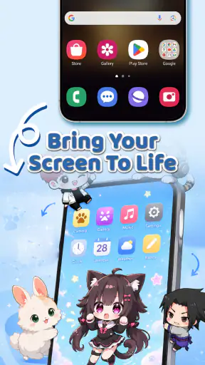 Shimeji Screen Pet Widget screenshot