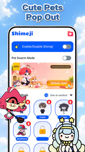 Shimeji Screen Pet Widget screenshot