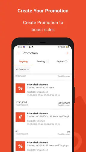 ShopeeFood - Đối Tác Nhà Hàng screenshot