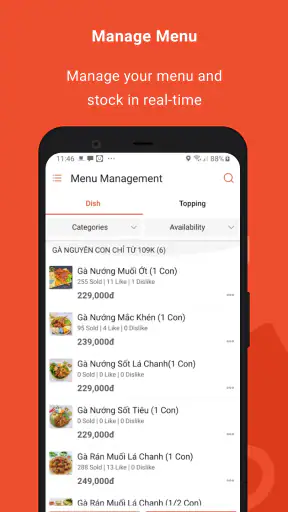 ShopeeFood - Đối Tác Nhà Hàng screenshot