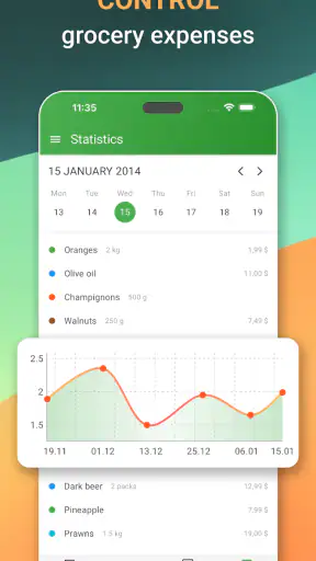 Shopium: Grocery Shopping List screenshot