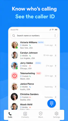 Show Caller ID Name & Location screenshot