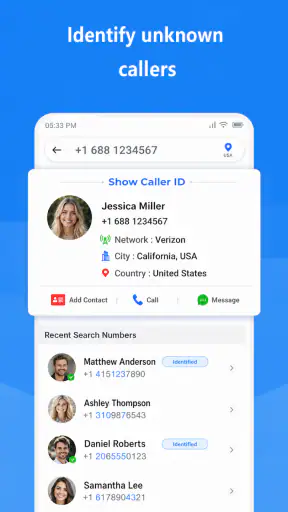 Show Caller ID Name & Location screenshot