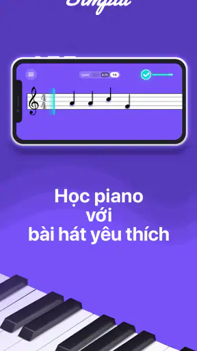 Simpia - Ứng dụng tự học Piano screenshot