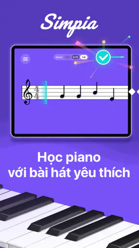 Simpia - Ứng dụng tự học Piano screenshot