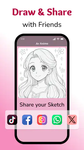 Sketch Anime - AR Trace & Draw screenshot