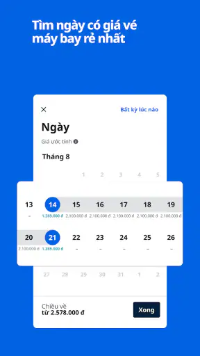 Skyscanner Chuyến bay screenshot