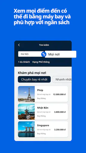 Skyscanner Chuyến bay screenshot