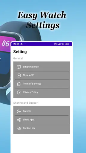 SmartWatch Connect for Android screenshot