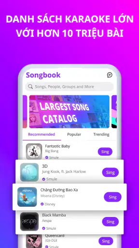 Smule: Hát Karaoke & Thu Âm screenshot