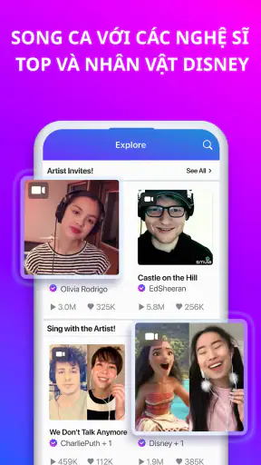 Smule: Hát Karaoke & Thu Âm screenshot
