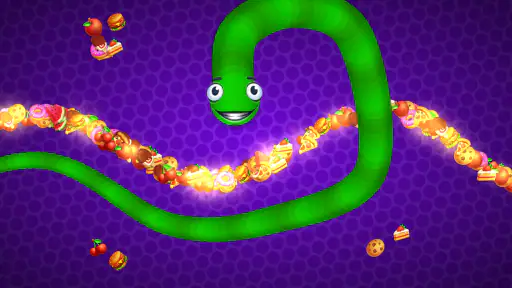 Snake vs Worms: Fun Zone .io screenshot