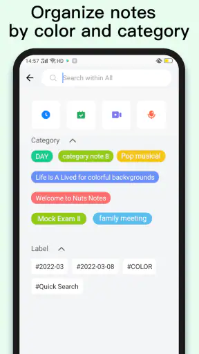 Sổ tay & Bản ghi nhớ: Ghi chú screenshot