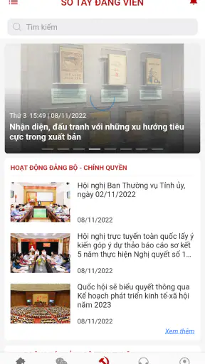 Sổ tay Đảng viên Ninh Bình screenshot