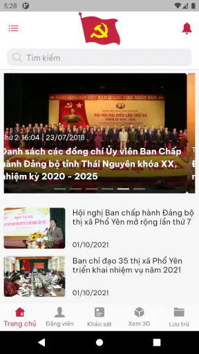 Sổ tay Đảng viên Thái Nguyên screenshot