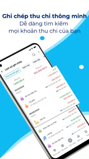 Sổ thu chi MISA: Quản lý tiền screenshot