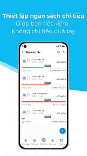Sổ thu chi MISA: Quản lý tiền screenshot
