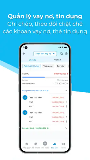Sổ thu chi MISA: Quản lý tiền screenshot