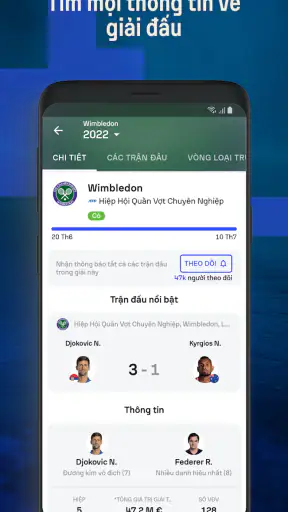 Sofascore: Kết quả trực tiếp screenshot