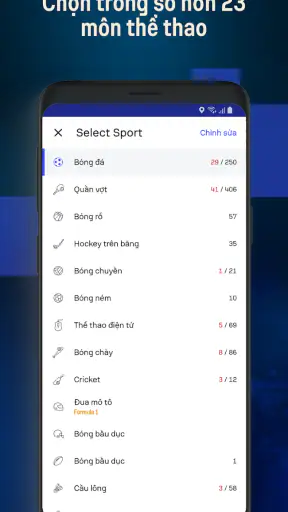 Sofascore: Kết quả trực tiếp screenshot