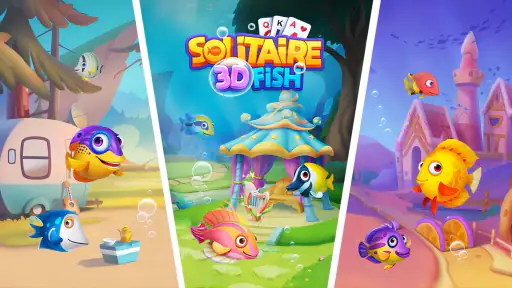 Solitaire 3D Fish screenshot