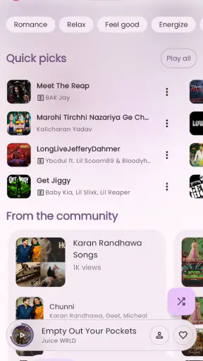 Sonix Music screenshot