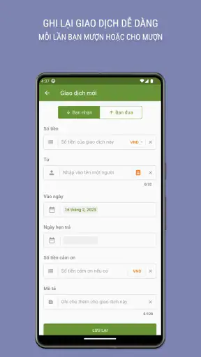Sono: Theo dõi và Quản lý nợ screenshot