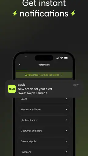 Souk - Second Hand Alerts screenshot