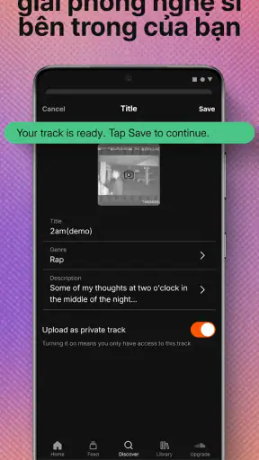 SoundCloud: Khám Phá Nhạc Mới screenshot