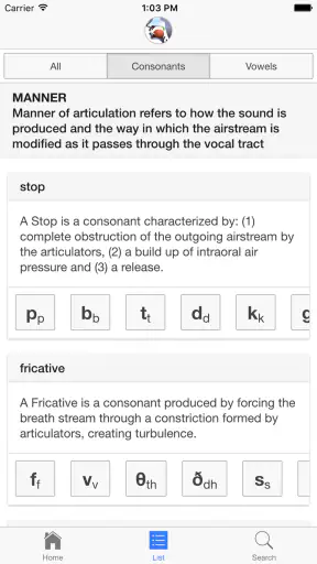Sounds of Speech™ screenshot
