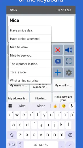 Speech Assistant AAC screenshot