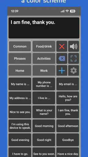 Speech Assistant AAC screenshot
