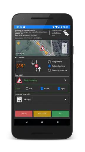 Speed Camera Radar (PRO) screenshot
