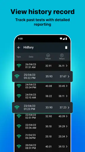 Speed test đo tốc độ mạng wifi screenshot
