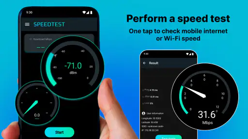 Speed test đo tốc độ mạng wifi screenshot
