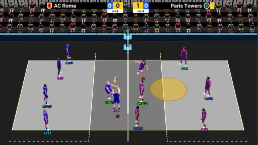 Spike Masters 3D Volleyball screenshot