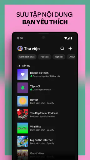 Spotify – Nhạc và podcast screenshot