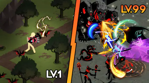Stickman Myth: Idle RPG Shadow screenshot