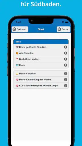 Straußenführer Südbaden screenshot